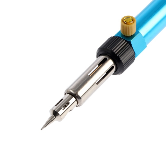 Паяльник газовый ТУНДРА, 600-1200 °С, регулировка пламени, пьезоподжиг Паяльник газовый ТУНДРА, 600-1200 °С, регулировка пламени, пьезоподжиг