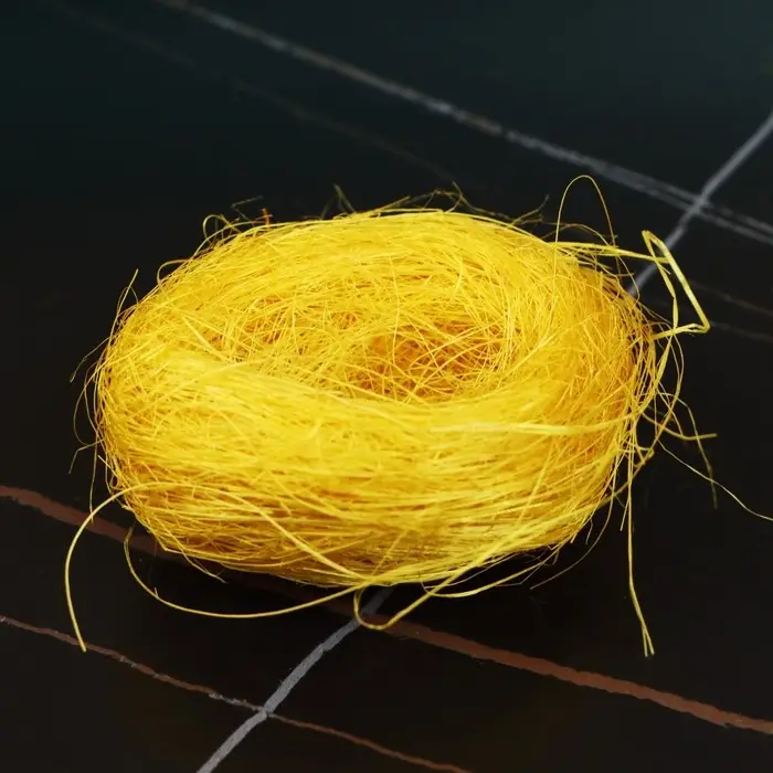 Гнездо, 7 см, крашеная солома, МИКС