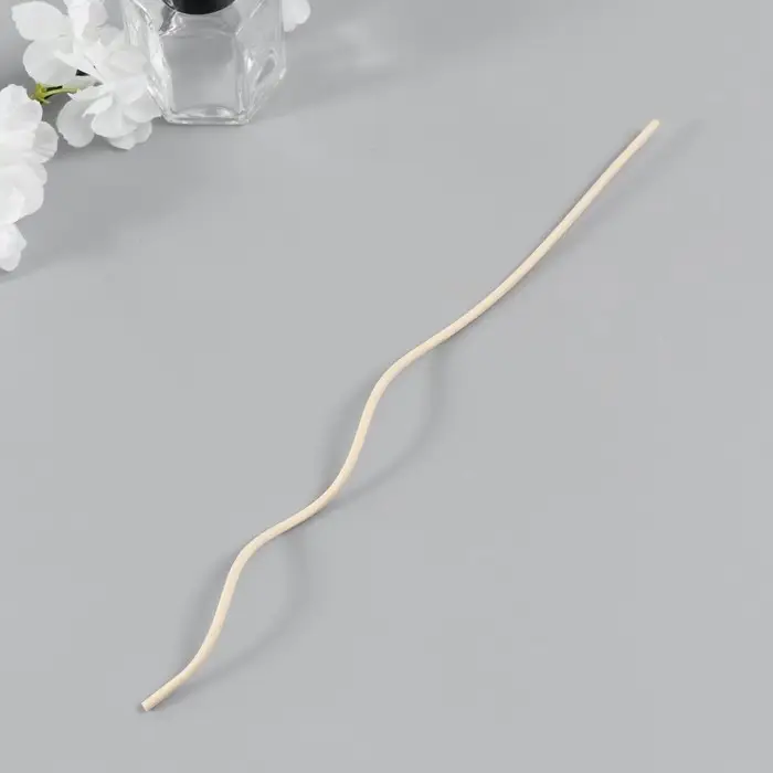 Палочка для аромадиффузора из ротанга Палочка для аромадиффузора из ротанга "Волна" натуральная 26 см