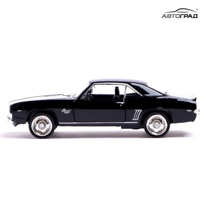 Машина металлическая CHEVROLET CAMARO SS, 1:32, открываются двери, инерция, цвет чёрный Машина металлическая CHEVROLET CAMARO SS, 1:32, открываются двери, инерция, цвет чёрный
