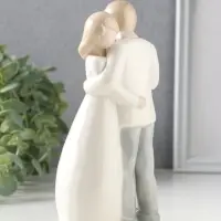 Сувенир керамика "Влюблённая пара. Близость" 8х5,5х17 см