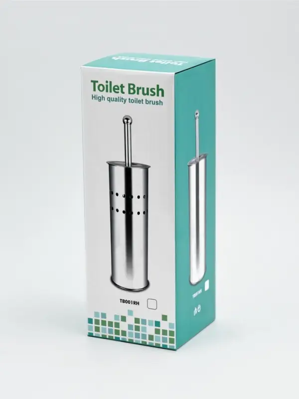 Ёрш для унитаза, нержавеющая сталь, белый