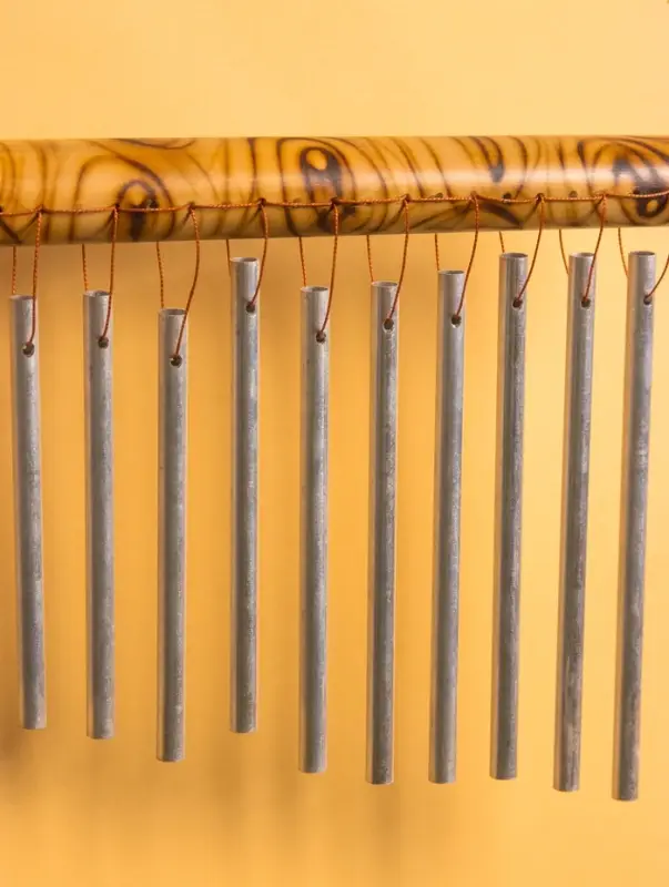 Музыка ветра бамбук, алюминий, 40х23х2 см