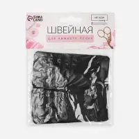 Застёжка для бюстгальтера, удлинитель, 3 ряда 3 крючка, 5&times;8.5 см, 3 шт., чёрная