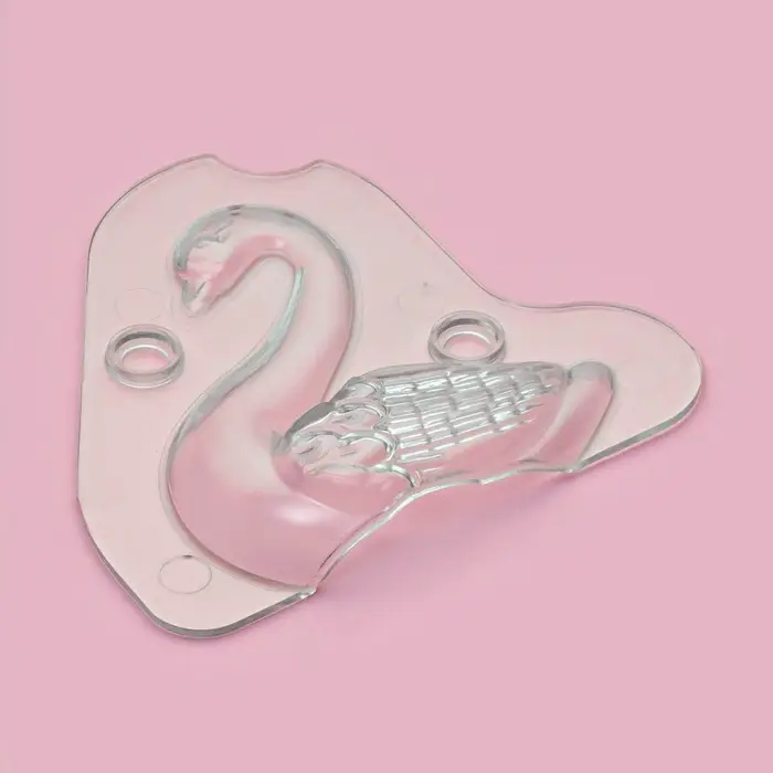 Молд для заливки шоколада 3D &laquo;Лебедь&raquo;, пластик, 13&times;4.7&times;14.5 см, прозрачный