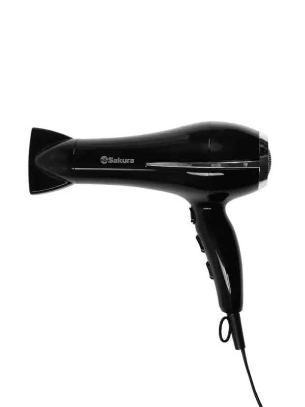 Фен Sakura SA-4052BK, 2400 Вт, 1.8 м, 3 температурных режима, 2 скорости, сушка холодным воздухом Фен Sakura SA-4052BK, 2400 Вт, 1.8 м, 3 температурных режима, 2 скорости, сушка холодным воздухом