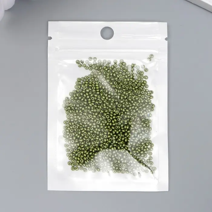 Бисер стекло 11/0  Бисер стекло 11/0 "Металлик. Яблоко" 10 гр