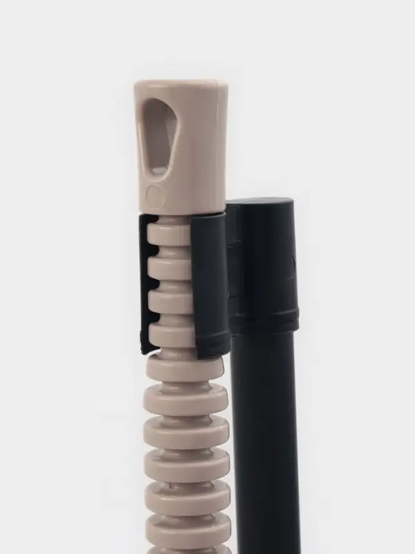 Щётка с совком для уборки &laquo;Ленивка&raquo;, 19.5&times;25&times;90 см, капучино