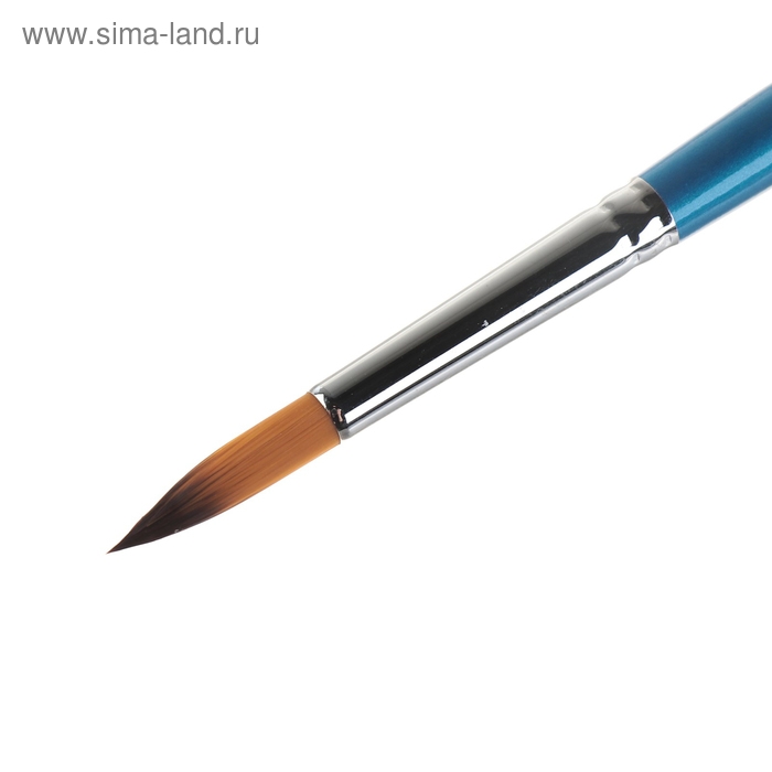 Кисть синтетика, круглая №8, Кисть синтетика, круглая №8, "Гамма"