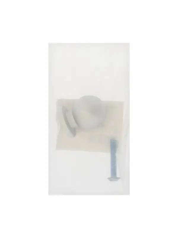 Ручка-кнопка CAPPIO RK146, d=20 мм, цвет матовый хром, 8 шт.