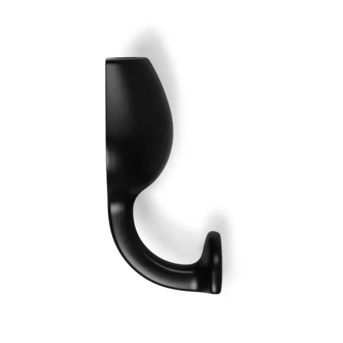 Крючок мебельный CAPPIO CHALICE, однорожковый, цвет черный
