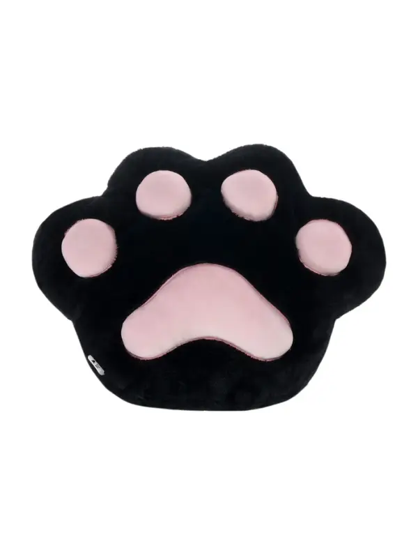 Мягкая игрушка-подушка  Мягкая игрушка-подушка "Лапка", цвет черный, 30 см 316/30/81
