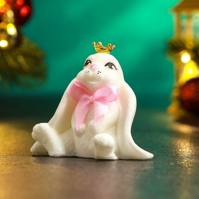 Фигурное мыло Фигурное мыло "Милый зайчик" белый, 95гр