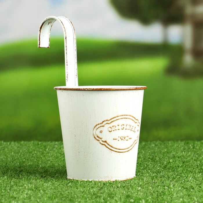 Кашпо подвесное «Ведерко Улла», 10×18 см, МИКС Кашпо подвесное «Ведерко Улла», 10×18 см, МИКС