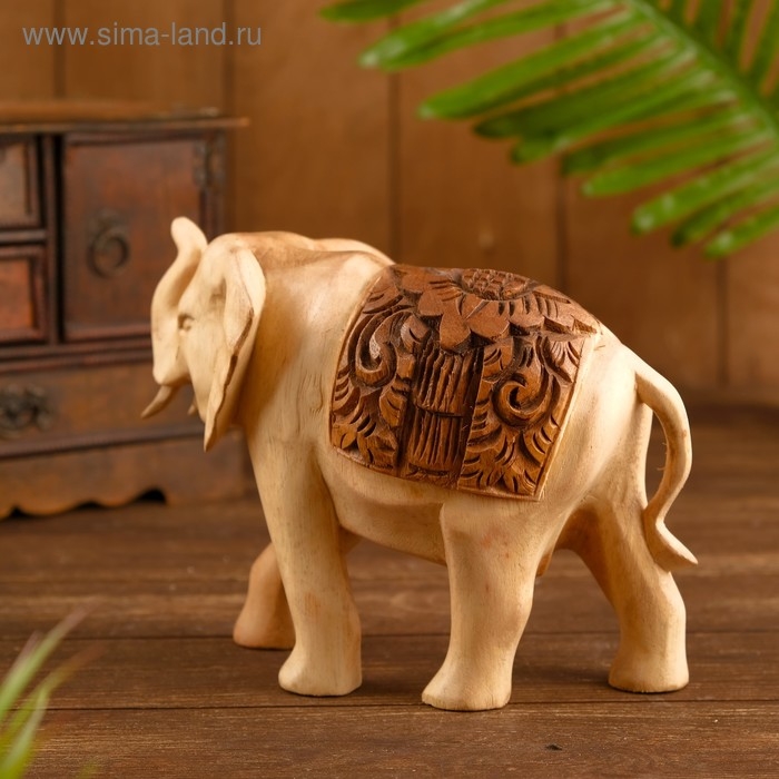 Сувенир Сувенир "Слон" дерево 22х10х15 см