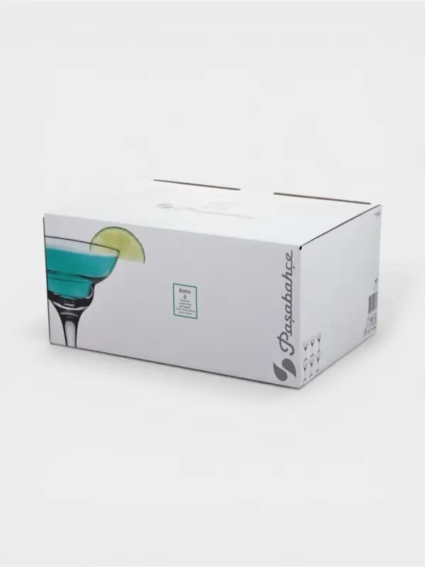 Набор бокалов для маргариты Paşabah&ccedil;e Bistro, 280 мл, размер одного бокала 11.5&times;17 см, 6 шт., стекло, прозрачный