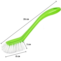 Щетка для мытья посуды и труднодоступных мест 26см_СПБ