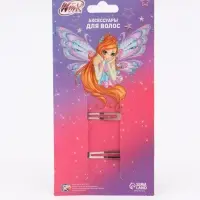 Заколка для волос «Сердечки» 2 шт, Винкс Заколка для волос «Сердечки» 2 шт, Винкс