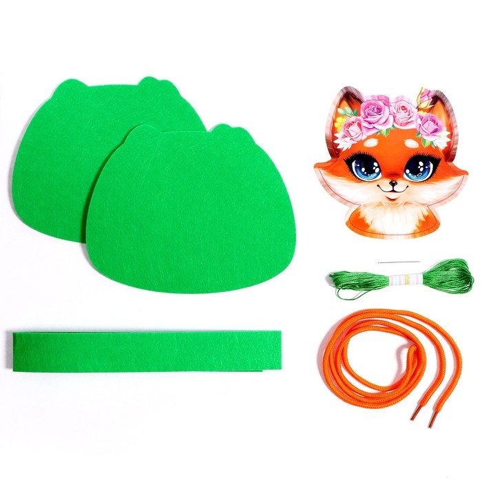 Набор для создания сумки из фетра «Лисенок» с термонаклейкой Набор для создания сумки из фетра «Лисенок» с термонаклейкой