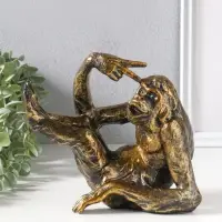 Держатель для книг полистоун "Шимпанзе показывает жест - победа" 19х10х16,5 см