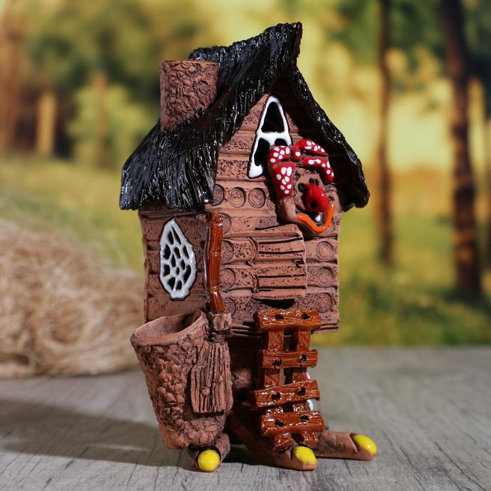 Аромалампа Домик «Лапуля», 16 см, ручная работа, микс Аромалампа Домик «Лапуля», 16 см, ручная работа, микс