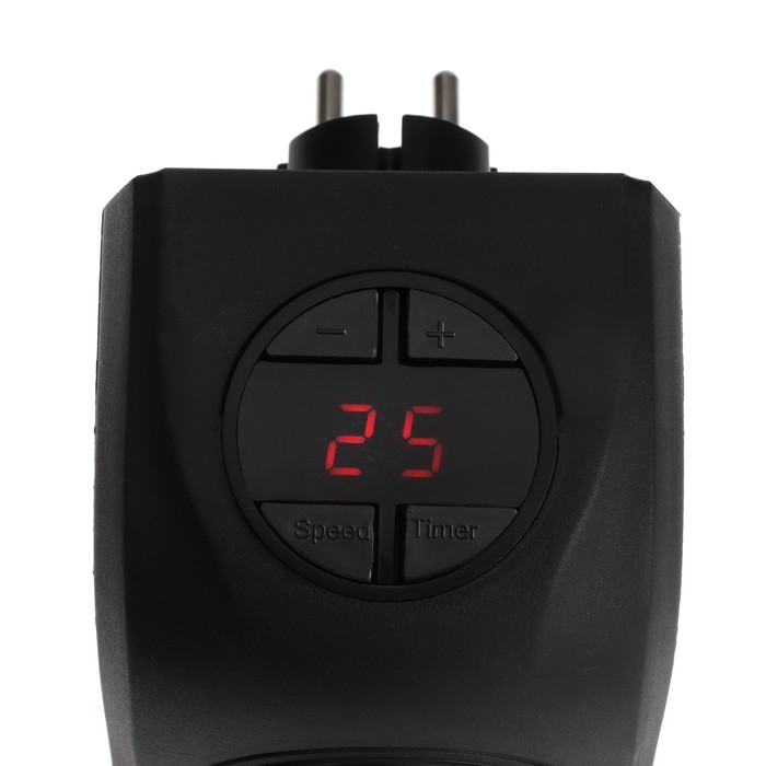 Портативный обогреватель Luazon LTO-02, 400Вт, 23 м², 2 режима, чёрный, от сети Портативный обогреватель Luazon LTO-02, 400Вт, 23 м², 2 режима, чёрный, от сети