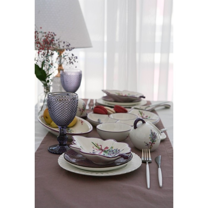 Сахарница Доляна «Лаванда», 150 мл, d=7 см Сахарница Доляна «Лаванда», 150 мл, d=7 см