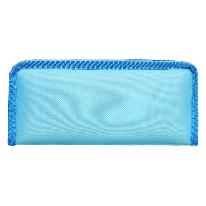 Пенал школьный на молнии Calligrata Пенал школьный на молнии Calligrata "Аниме", 2 отделения, голубой