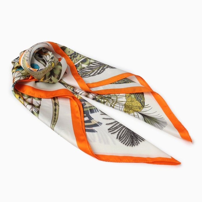 Платок женский MINAKU р-р 70*70 см, цв. оранжевый Платок женский MINAKU р-р 70*70 см, цв. оранжевый
