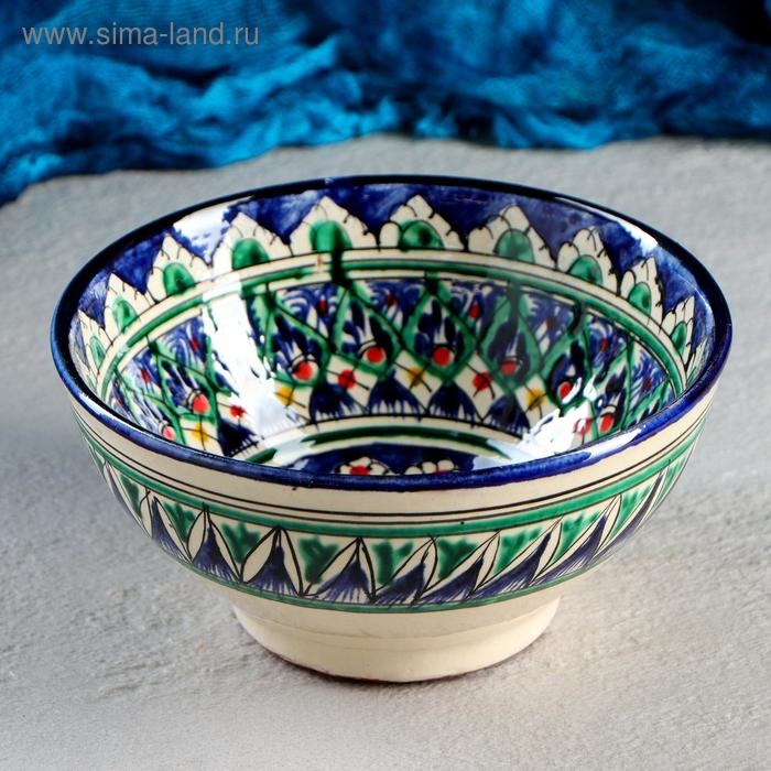 Коса Риштанская Керамика  Коса Риштанская Керамика "Узоры" 15 см, малая, микс