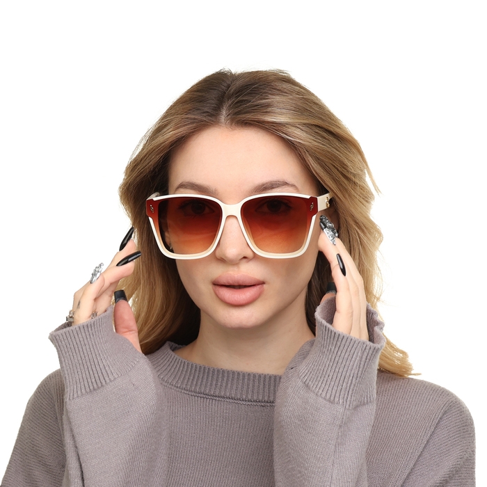 Очки солнцезащитные женские Очки солнцезащитные женские "OneSun", uv 400, дужка 15 см, линза 6.6х5.3 см