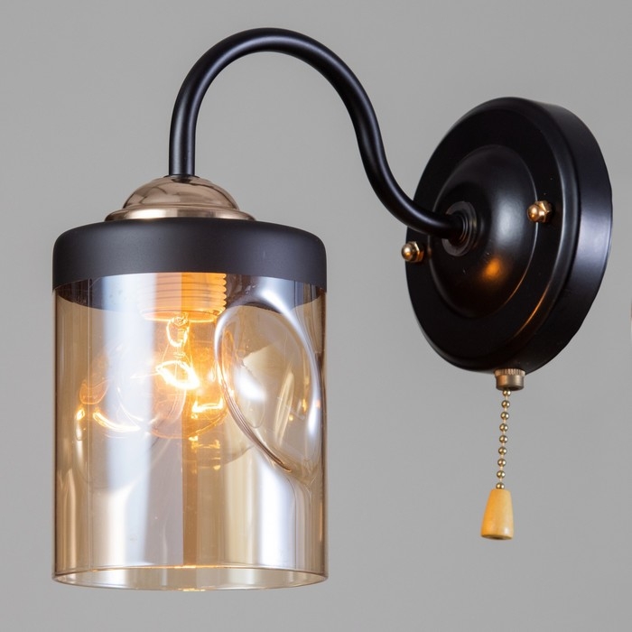 Бра 2199/1 E27 40Вт черно-золотой 20х11х20 см