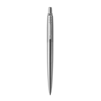 Ручка гелевая Parker Jotter Core K694 Stainless Steel CT, корпус из нержавеющей стали, 0.7 мм, чёрные чернила (2020646)