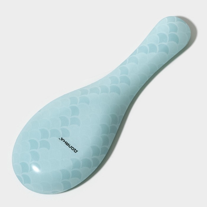 Подставка стеклянная под ложку Доляна «Сирена», 23,5×8,3 см, цвет бирюзовый Подставка стеклянная под ложку Доляна «Сирена», 23,5×8,3 см, цвет бирюзовый