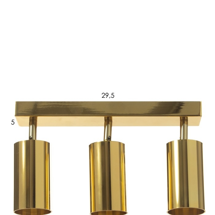 Спот Спот "Этнес" 3хGU10 золото 50х6,5х16,5 см