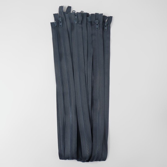 Молния «Трактор», №8, разъёмная, 2 замка, замки автомат, 100 см, цвет тёмно-серый, цена за 1 штуку