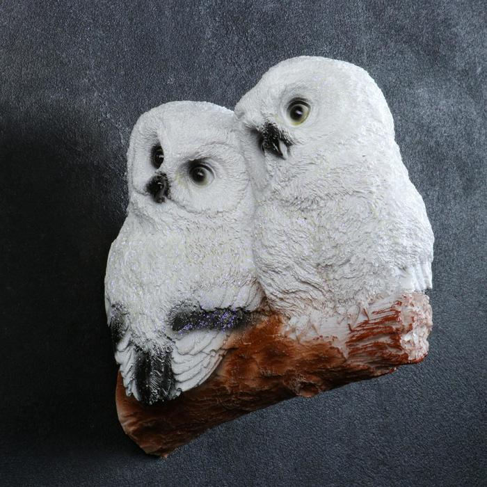 Подвесной декор  Подвесной декор "Совы на сучке" малые, 17х10см, МИКС