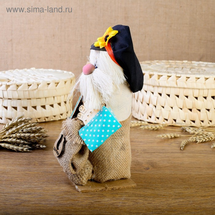 Оберег-домовой Оберег-домовой "Кузя в кепке, мешком"МИКС