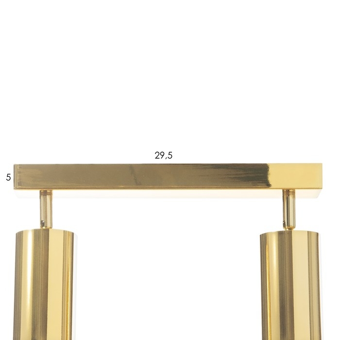 Спот Спот "Этнес" 2хGU10 золото 29,5х6,5х16,5 см