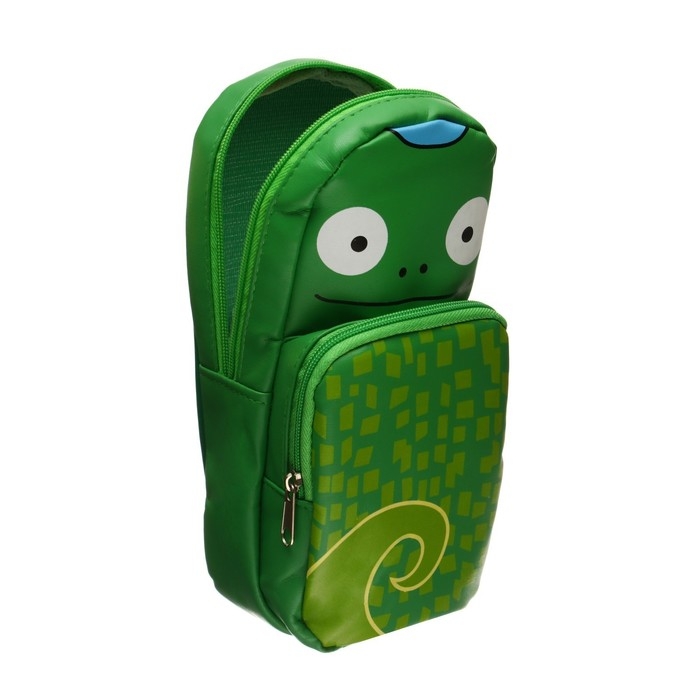 Пенал школьный на молнии Calligrata Пенал школьный на молнии Calligrata "Зверушка", 2 отделения, МИКС