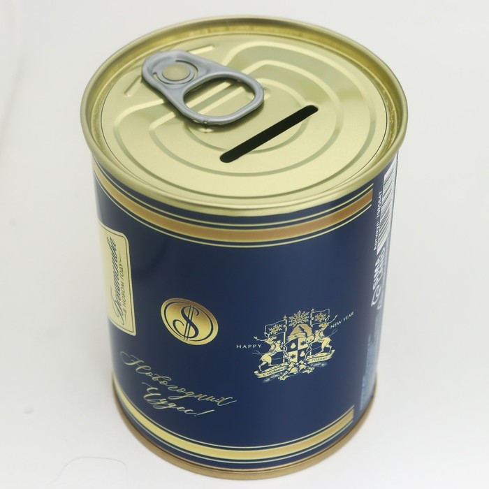 Копилка-подарок металл  Копилка-подарок металл "Богатства"