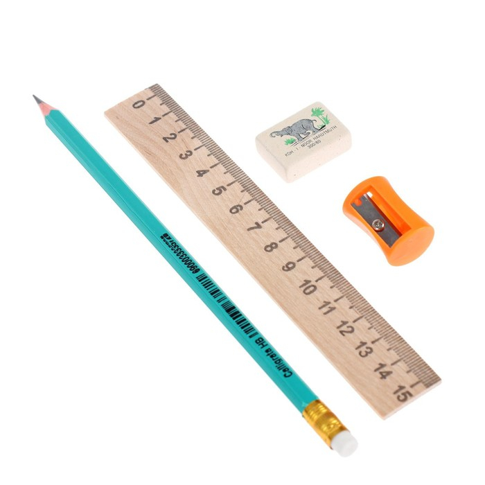 Пенал 2 секции, 125 х 205 мм, с наполнением 23 предмета, Calligrata Пенал 2 секции, 125 х 205 мм, с наполнением 23 предмета, Calligrata "Единорог" ламинированный картон, 30П26/2/set