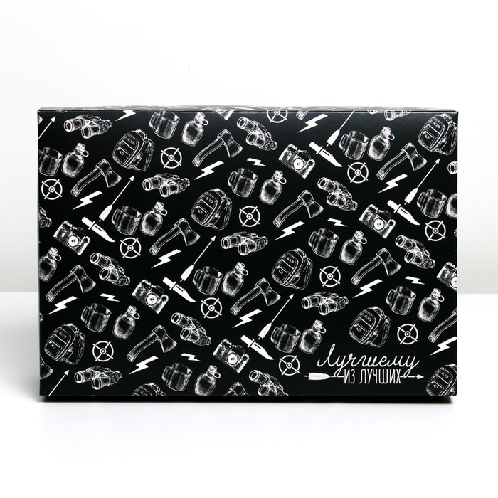 Коробка подарочная складная, упаковка, «Лучшему мужчине», 30 х 20 х 9 см Коробка подарочная складная, упаковка, «Лучшему мужчине», 30 х 20 х 9 см