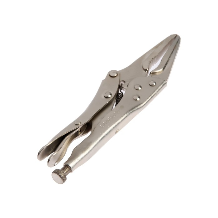 Зажим ручной ТУНДРА, удлиненный плоский захват, с фиксатором, 225 мм Зажим ручной ТУНДРА, удлиненный плоский захват, с фиксатором, 225 мм