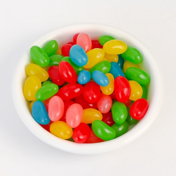 Мармелад жевательный  Мармелад жевательный "Бобы желе" со вкусом ананас, яблоко, персик, черника, клубника, 1 кг   1053985