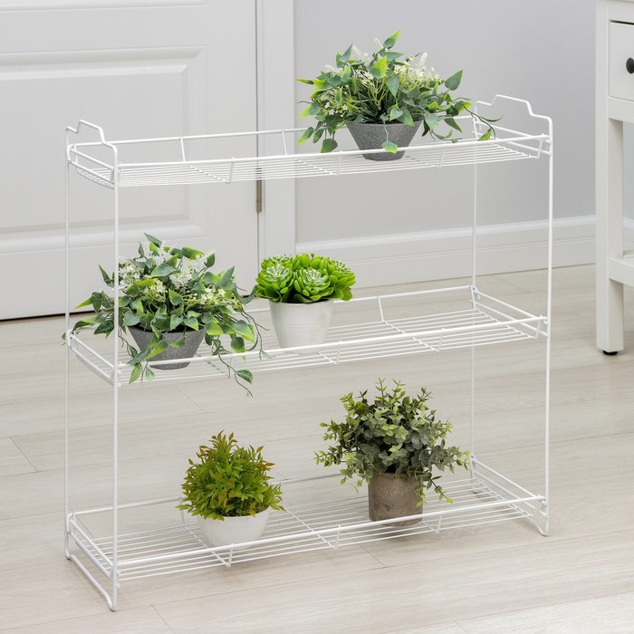 Стеллаж универсальный, 3 секции, 64,5×22×65 см Стеллаж универсальный, 3 секции, 64,5×22×65 см