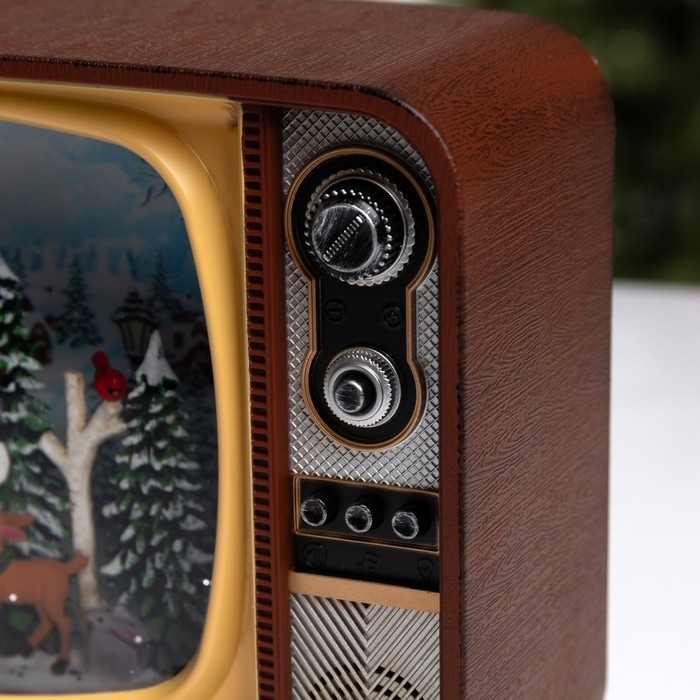 Фигура светодиодная «Новогодний огонек», 21х12.1х17.1 см, музыка, батарейки ААх3 (не в комплекте), USB, свечение мульти Фигура светодиодная «Новогодний огонек», 21х12.1х17.1 см, музыка, батарейки ААх3 (не в комплекте), USB, свечение мульти