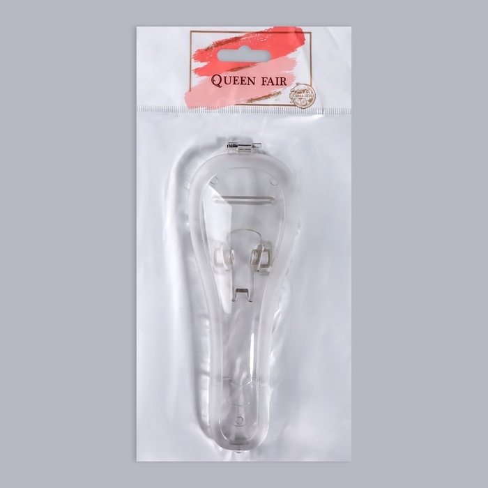 Органайзер для бритвы, с крышкой, вентилируемый, 16,2 &times; 6,1 см, цвет прозрачный