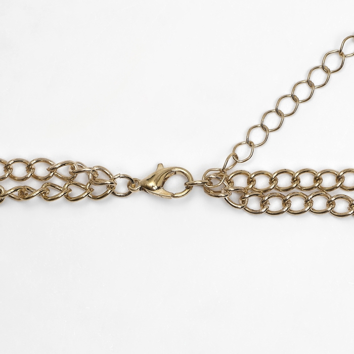 Новый год! Символ года 2025! Кулон «Змея», цвет белый в золоте Новый год! Символ года 2025! Кулон «Змея», цвет белый в золоте