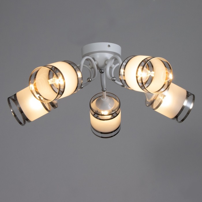 Люстра Люстра " Эмма" 5хЕ27 40Вт белый 51х51х25см BayerLux